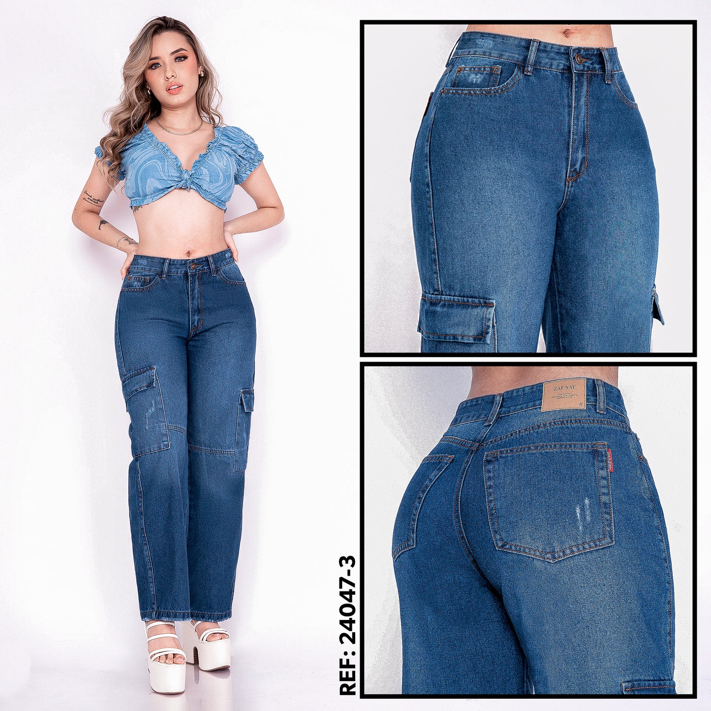 Cargo wide leg