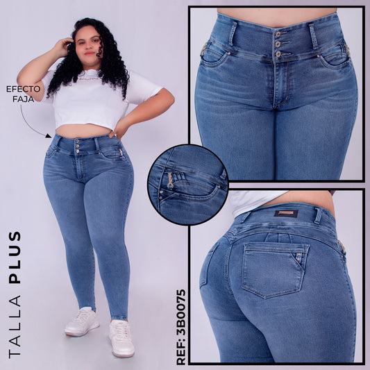 3 Botones talla plus