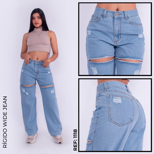 Wide leg abertura