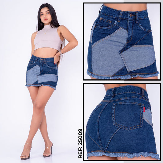 Falda patchwork